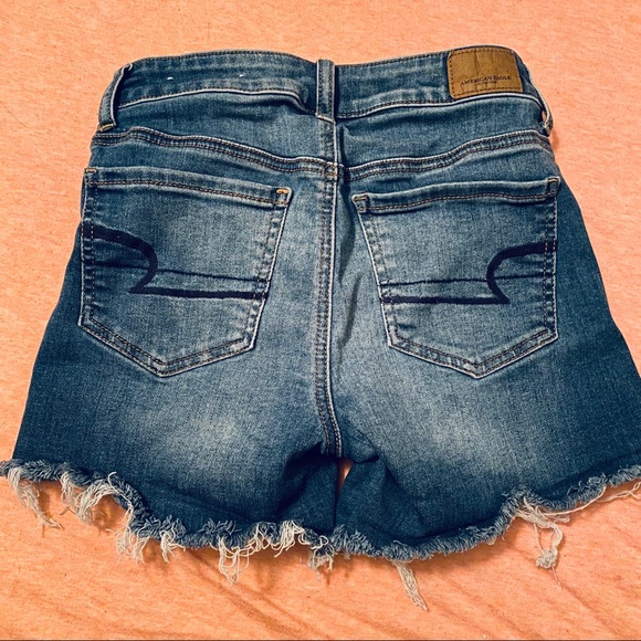 High Rise Jean Shorts - Picture 4 of 5